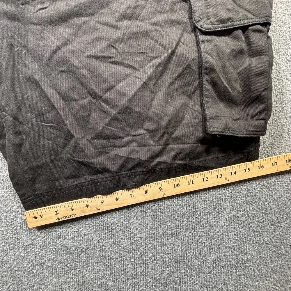 Boulder Creek Cargo Shorts Mens 56 Big Dark Gray Cotton Multi-Pocket Flat Front